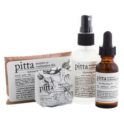 Pitta Skin Care Kit with mask, soap, hydrating mist and oil